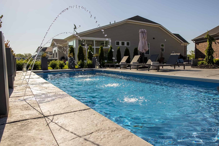 Fishers pool installation