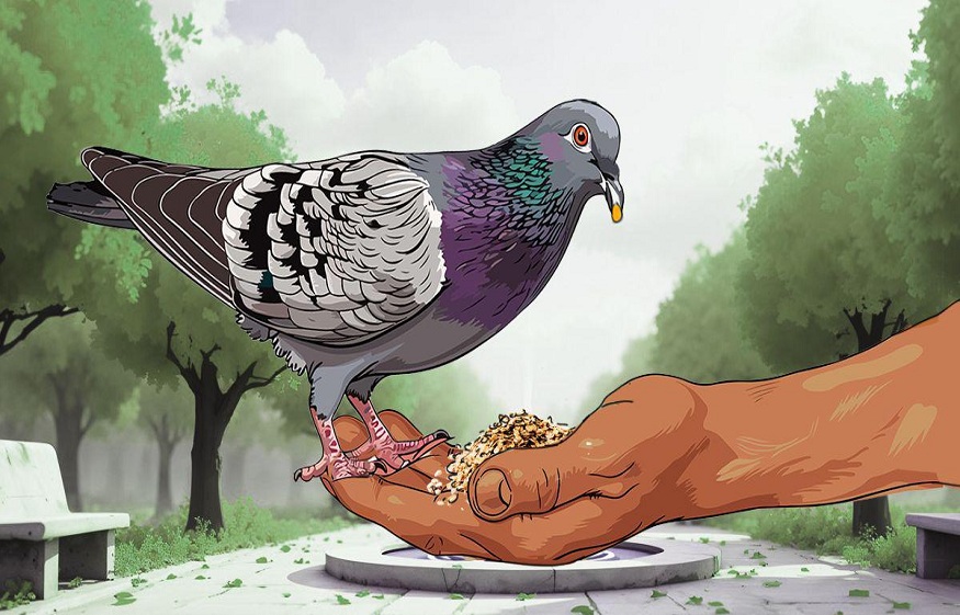 How Pigeons Spread Diseases